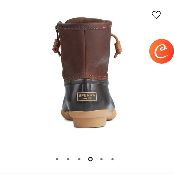 Sperry Saltwater Duck Boots Tan - Picture 2 of 3